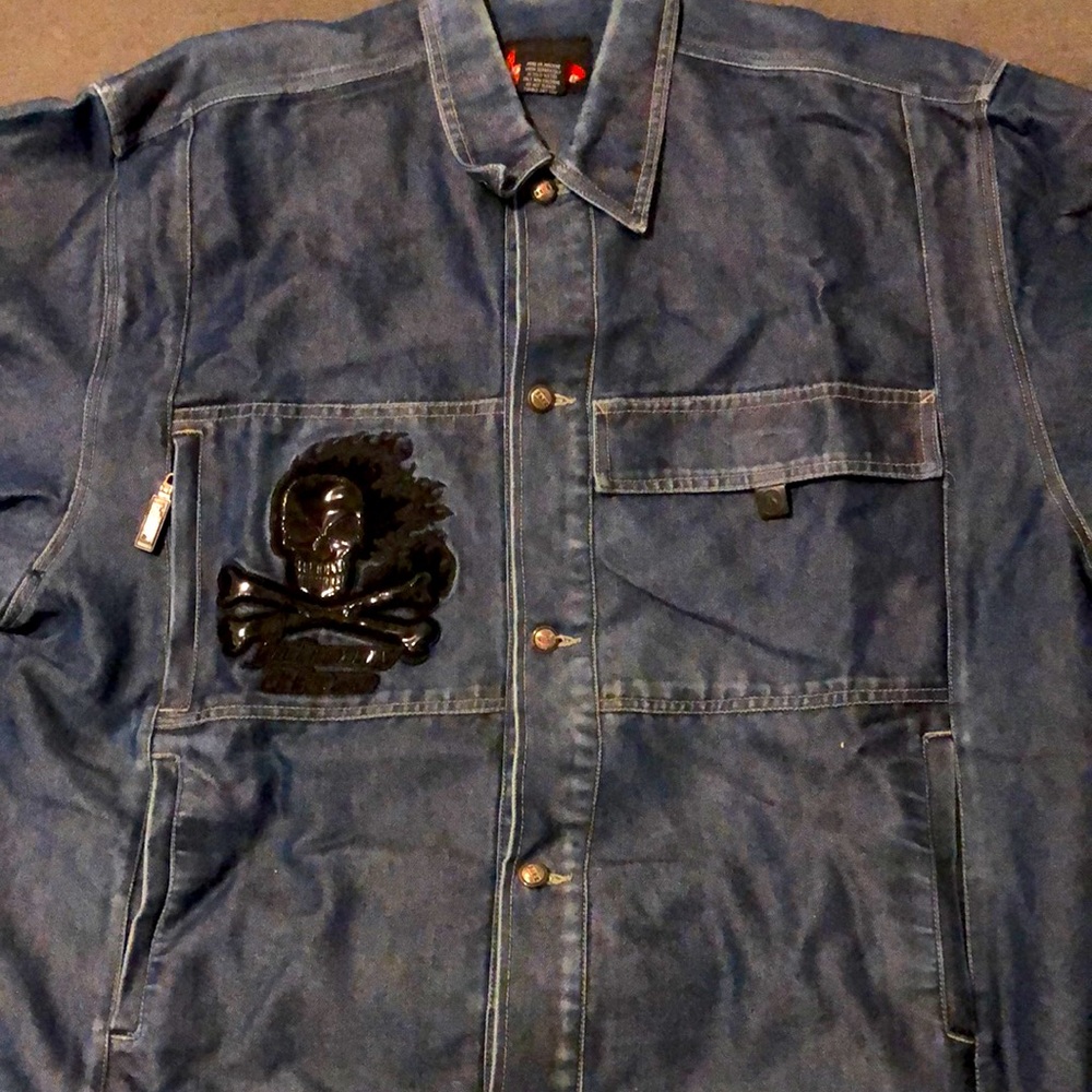 Johnny Blaze Jean Jacket “Method man” clothing line